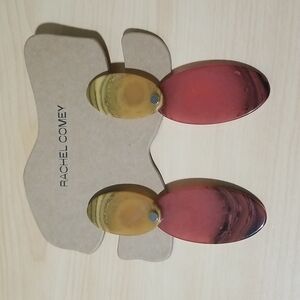 💕RACHEL COMEY💕 Two-Tone Acetate Ombre Drop Earrings NWT